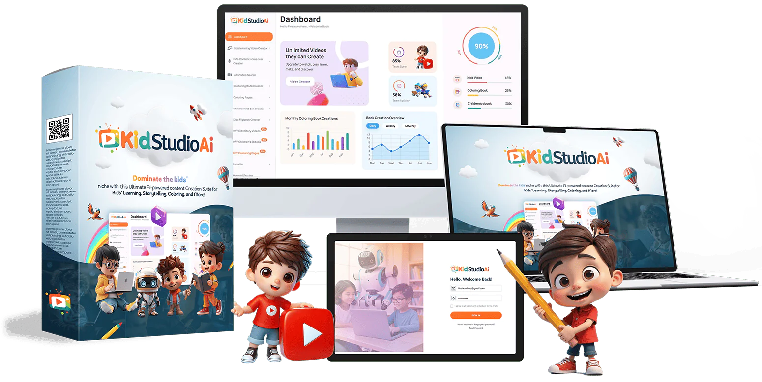 KidsStudioAI Review 2025 OTOs Bonus Coupons